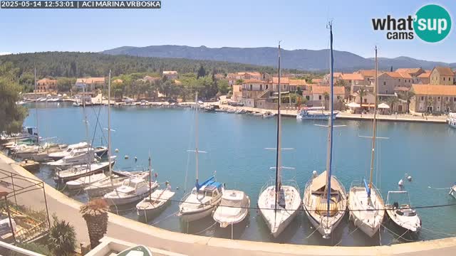 Spletna kamera Vrboska | Otok Hvar | Hrvaška