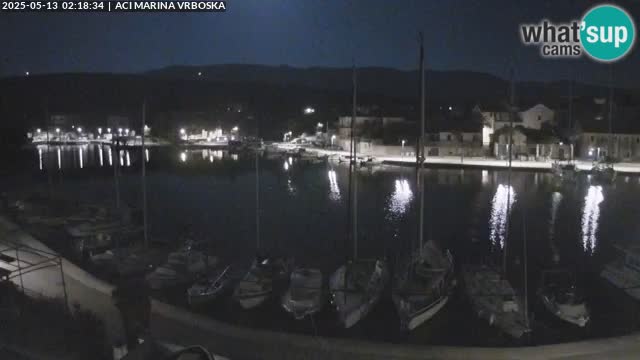 Spletna kamera Vrboska | Otok Hvar | Hrvaška