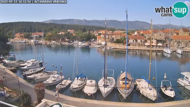 Spletna kamera Vrboska | Otok Hvar | Hrvaška