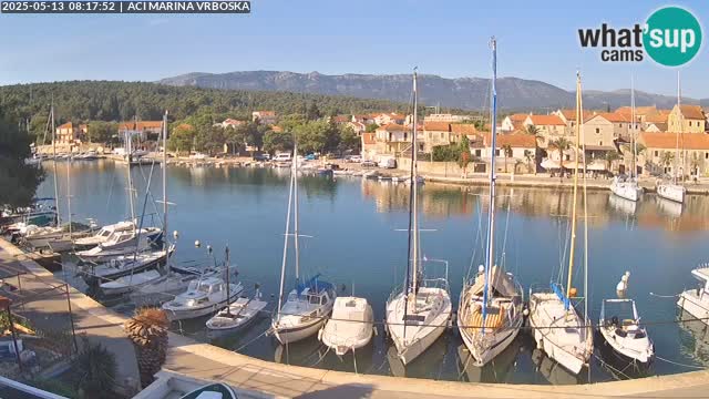 Spletna kamera Vrboska | Otok Hvar | Hrvaška