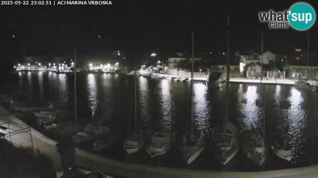 Spletna kamera Vrboska | Otok Hvar | Hrvaška