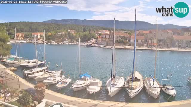 Spletna kamera Vrboska | Otok Hvar | Hrvaška