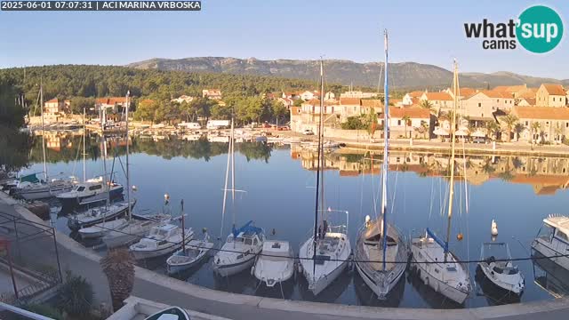 Spletna kamera Vrboska | Otok Hvar | Hrvaška