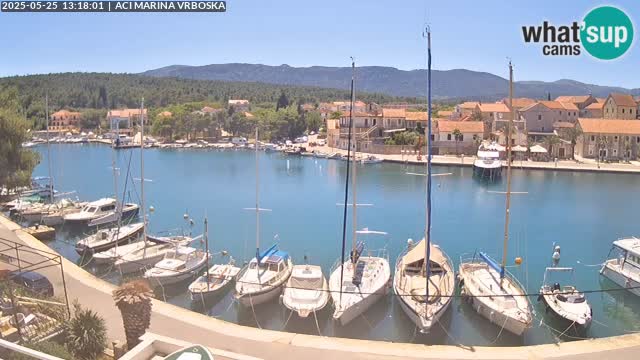 Spletna kamera Vrboska | Otok Hvar | Hrvaška