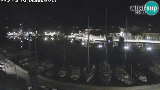 Spletna kamera Vrboska | Otok Hvar | Hrvaška