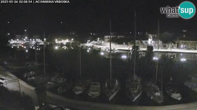Spletna kamera Vrboska | Otok Hvar | Hrvaška