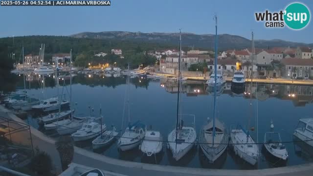 Spletna kamera Vrboska | Otok Hvar | Hrvaška