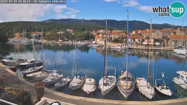 Spletna kamera Vrboska | Otok Hvar | Hrvaška