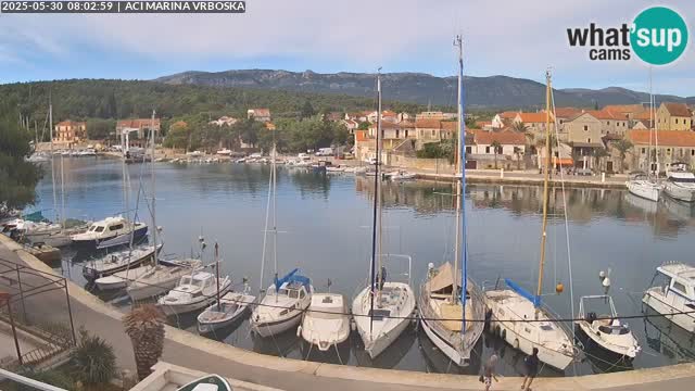 Spletna kamera Vrboska | Otok Hvar | Hrvaška