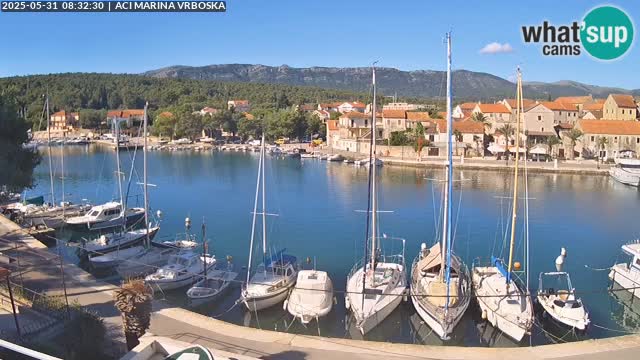 Spletna kamera Vrboska | Otok Hvar | Hrvaška