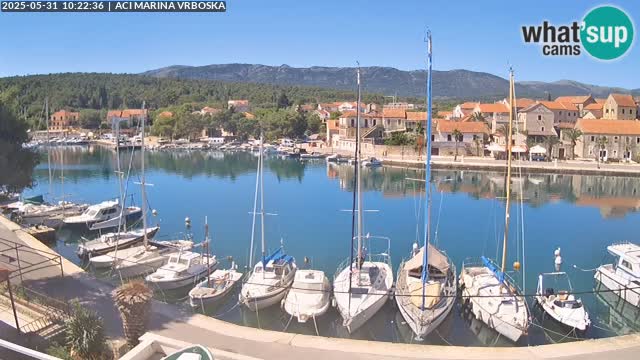 Spletna kamera Vrboska | Otok Hvar | Hrvaška