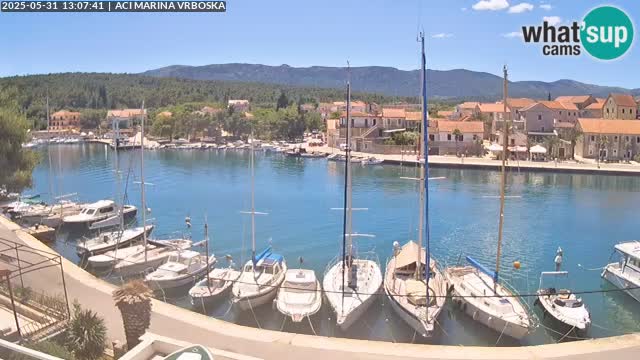 Spletna kamera Vrboska | Otok Hvar | Hrvaška