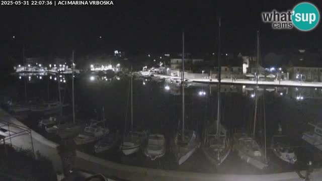 Spletna kamera Vrboska | Otok Hvar | Hrvaška