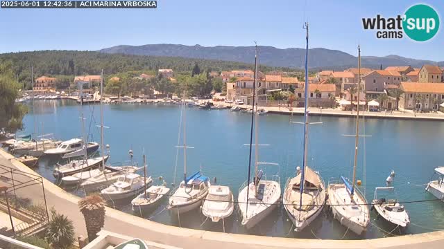 Spletna kamera Vrboska | Otok Hvar | Hrvaška