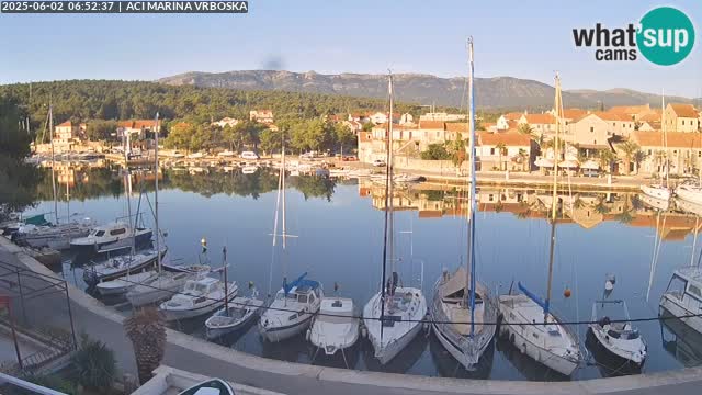 Spletna kamera Vrboska | Otok Hvar | Hrvaška