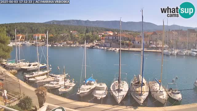 Spletna kamera Vrboska | Otok Hvar | Hrvaška