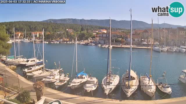 Spletna kamera Vrboska | Otok Hvar | Hrvaška