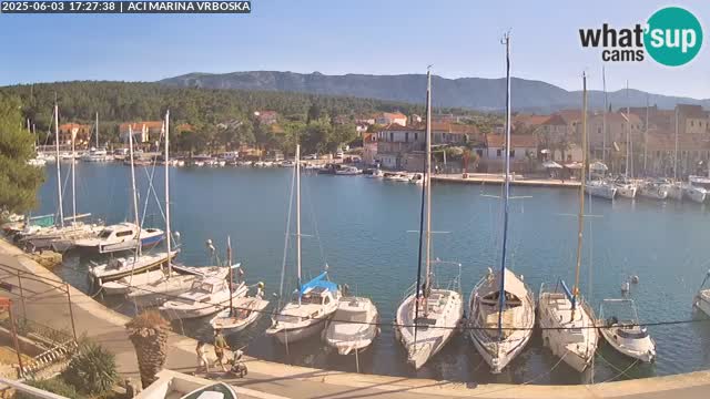 Vrboska livecam | Isola di Hvar | Croazia