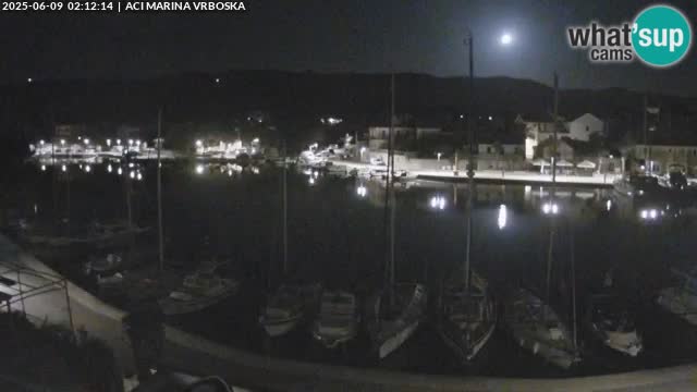 Spletna kamera Vrboska | Otok Hvar | Hrvaška