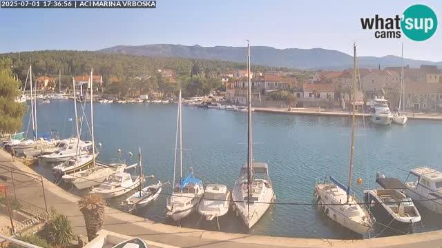 Spletna kamera Vrboska | Otok Hvar | Hrvaška