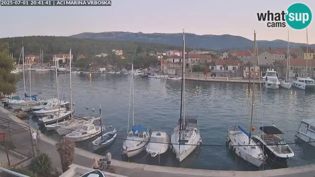 Spletna kamera Vrboska | Otok Hvar | Hrvaška