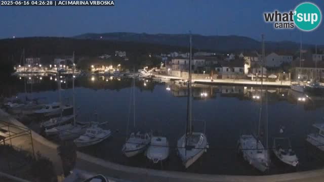 Spletna kamera Vrboska | Otok Hvar | Hrvaška