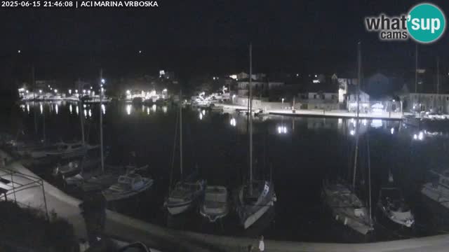Spletna kamera Vrboska | Otok Hvar | Hrvaška