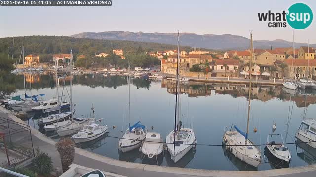 Spletna kamera Vrboska | Otok Hvar | Hrvaška