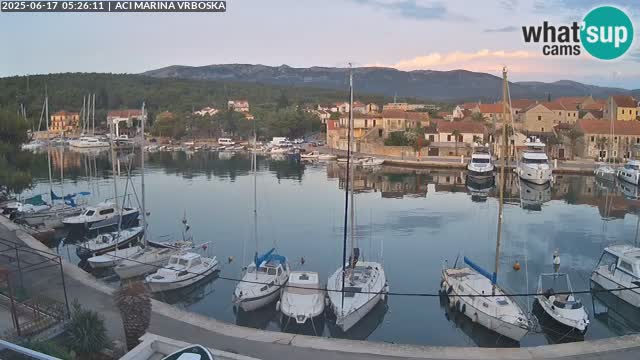 Spletna kamera Vrboska | Otok Hvar | Hrvaška