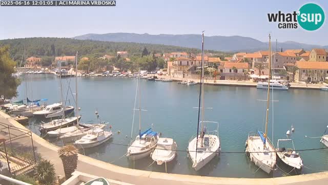 Spletna kamera Vrboska | Otok Hvar | Hrvaška