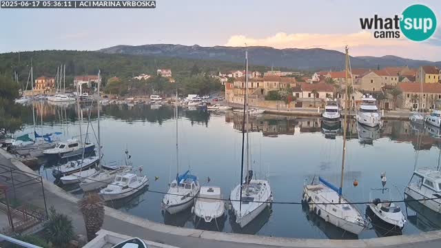 Spletna kamera Vrboska | Otok Hvar | Hrvaška