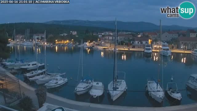 Spletna kamera Vrboska | Otok Hvar | Hrvaška