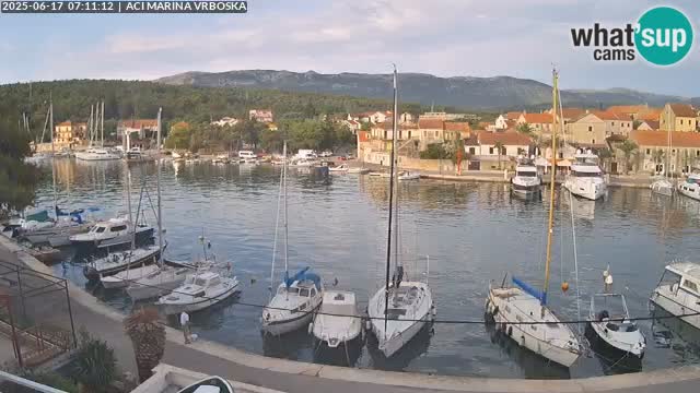 Spletna kamera Vrboska | Otok Hvar | Hrvaška