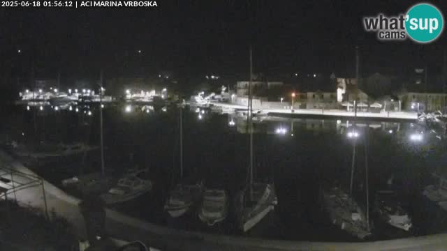 Spletna kamera Vrboska | Otok Hvar | Hrvaška