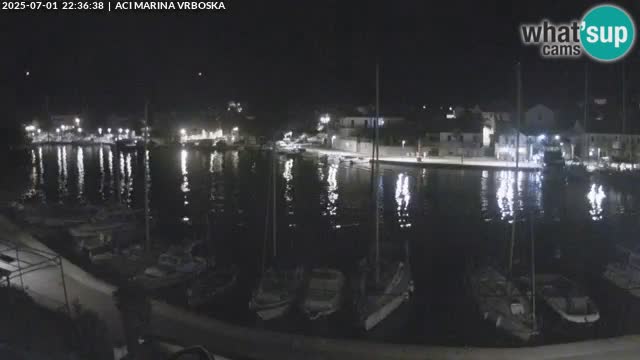 Spletna kamera Vrboska | Otok Hvar | Hrvaška