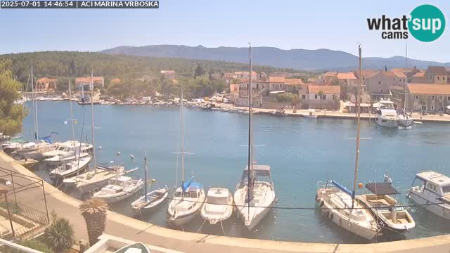 Spletna kamera Vrboska | Otok Hvar | Hrvaška