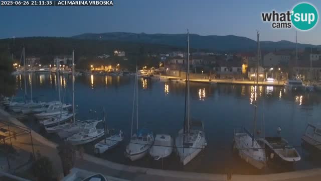 Spletna kamera Vrboska | Otok Hvar | Hrvaška