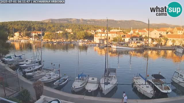 Spletna kamera Vrboska | Otok Hvar | Hrvaška