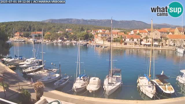 Spletna kamera Vrboska | Otok Hvar | Hrvaška