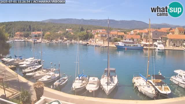 Spletna kamera Vrboska | Otok Hvar | Hrvaška