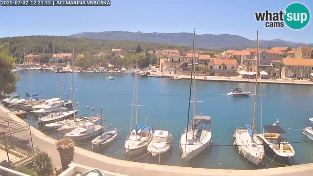 Spletna kamera Vrboska | Otok Hvar | Hrvaška
