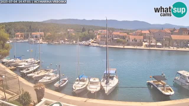 Spletna kamera Vrboska | Otok Hvar | Hrvaška