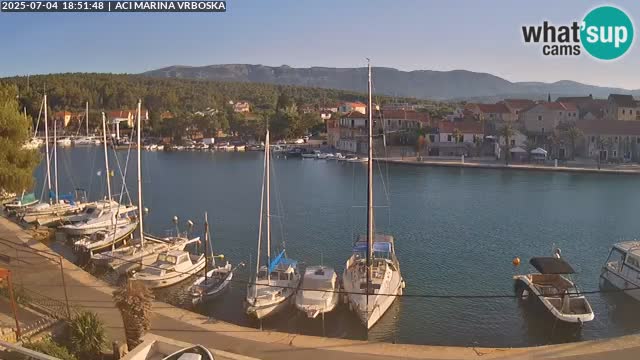 Spletna kamera Vrboska | Otok Hvar | Hrvaška