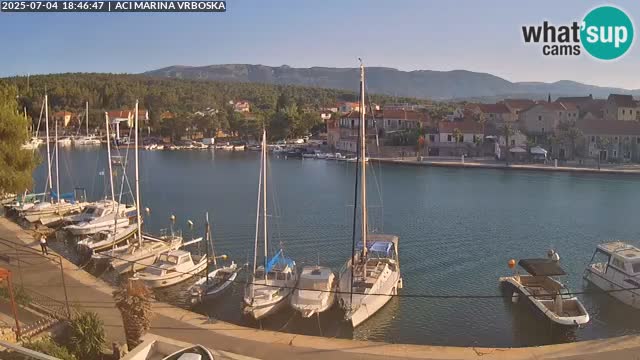 Vrboska livecam | Isola di Hvar | Croazia