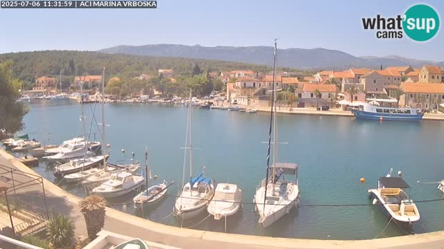 Vrboska web kamera | otom Hvar | Dalmacija