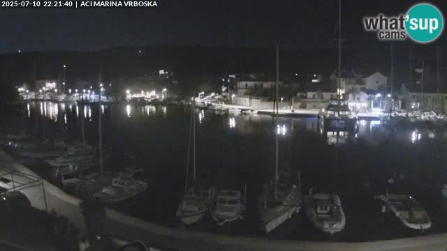 Spletna kamera Vrboska | Otok Hvar | Hrvaška