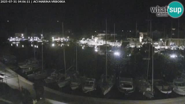 Spletna kamera Vrboska | Otok Hvar | Hrvaška