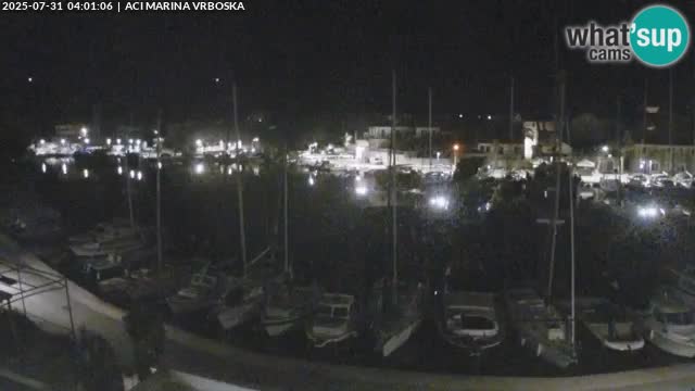 Spletna kamera Vrboska | Otok Hvar | Hrvaška