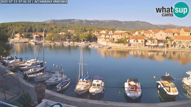 Spletna kamera Vrboska | Otok Hvar | Hrvaška