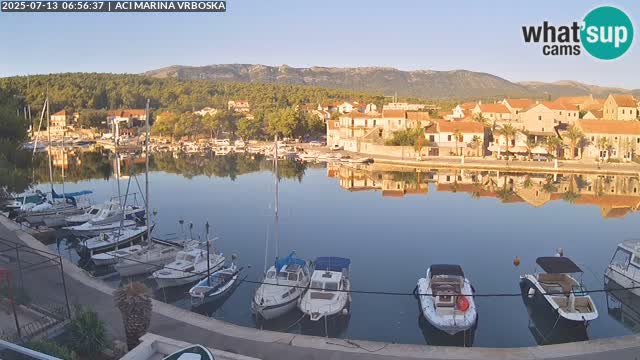 Spletna kamera Vrboska | Otok Hvar | Hrvaška